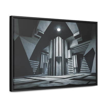 The Geometry of Shadows - Gallery Canvas Wraps, Horizontal Frame