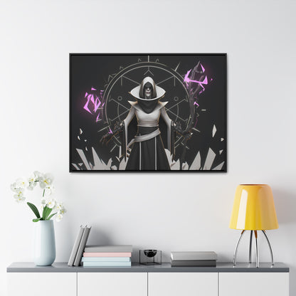 Veil of the Arcane Wraith - Gallery Canvas Wraps, Horizontal Frame