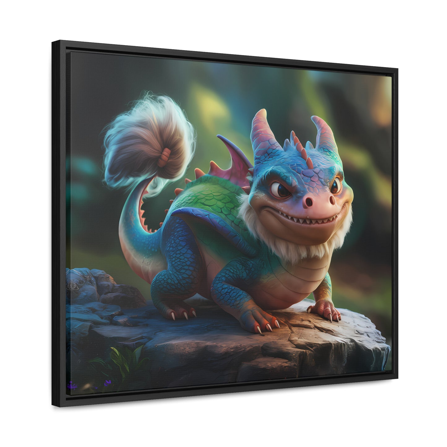 Guardian of the Enchanted Grove - Gallery Canvas Wraps, Horizontal Frame