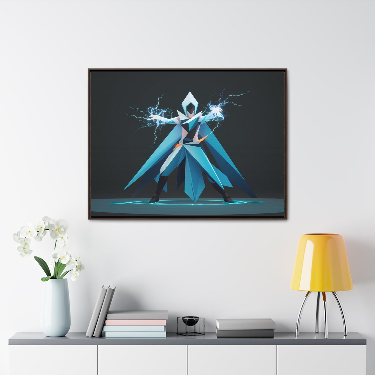 Stormbound Sentinel - Gallery Canvas Wraps, Horizontal Frame