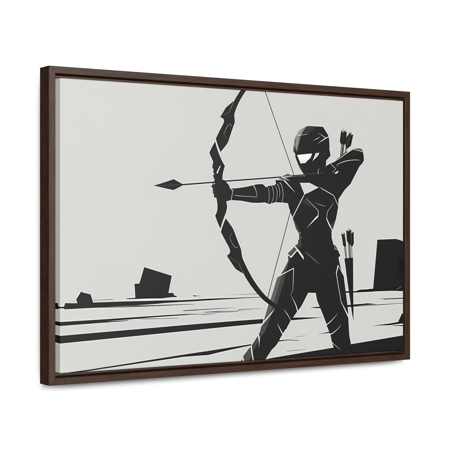 Silent Hunter - Gallery Canvas Wraps, Horizontal Frame