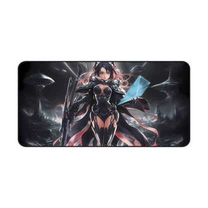 Midnight Sentinel: Guardian of the Astral Nexus - Desk Mat