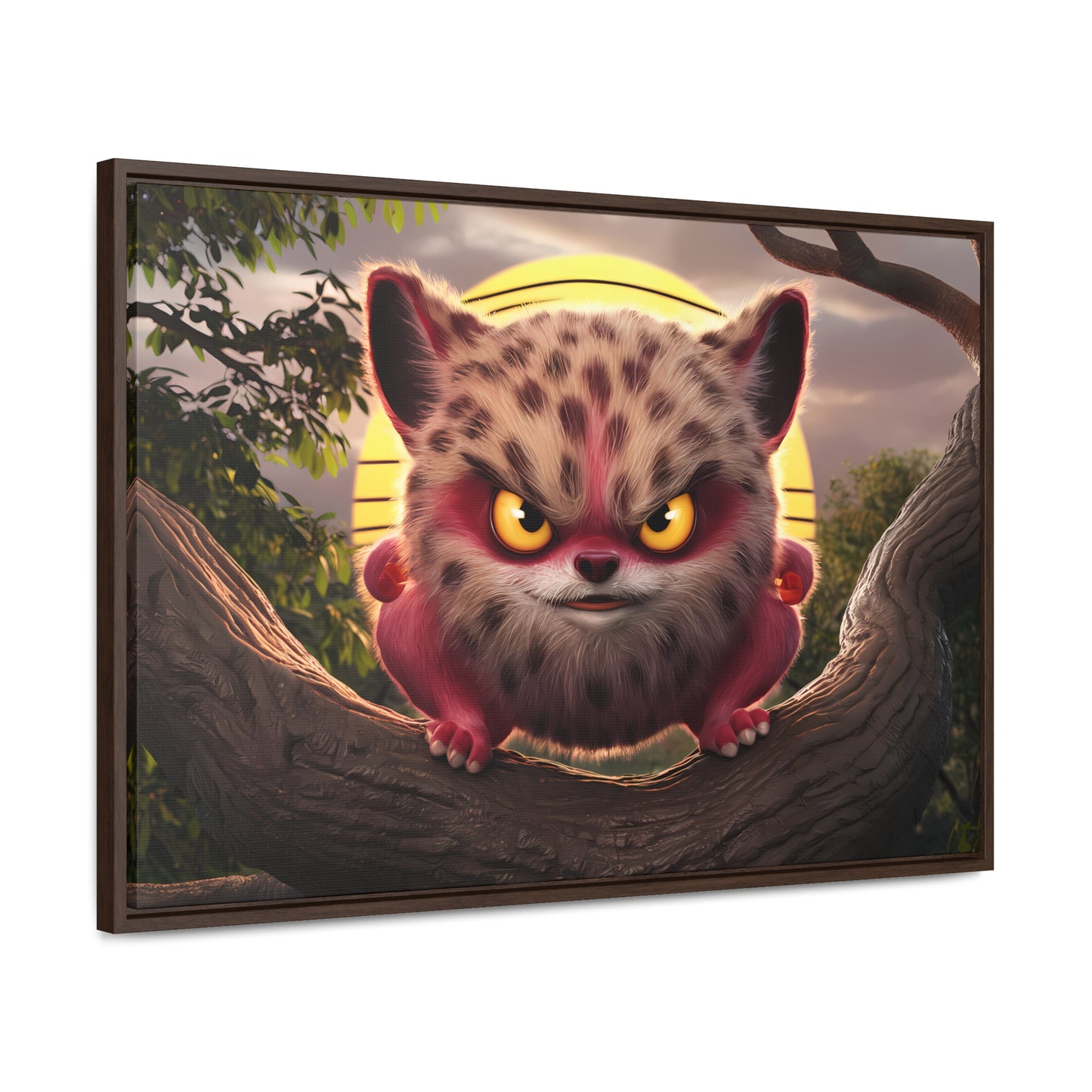 Guardian of the Sunset Forest - Gallery Canvas Wraps, Horizontal Frame