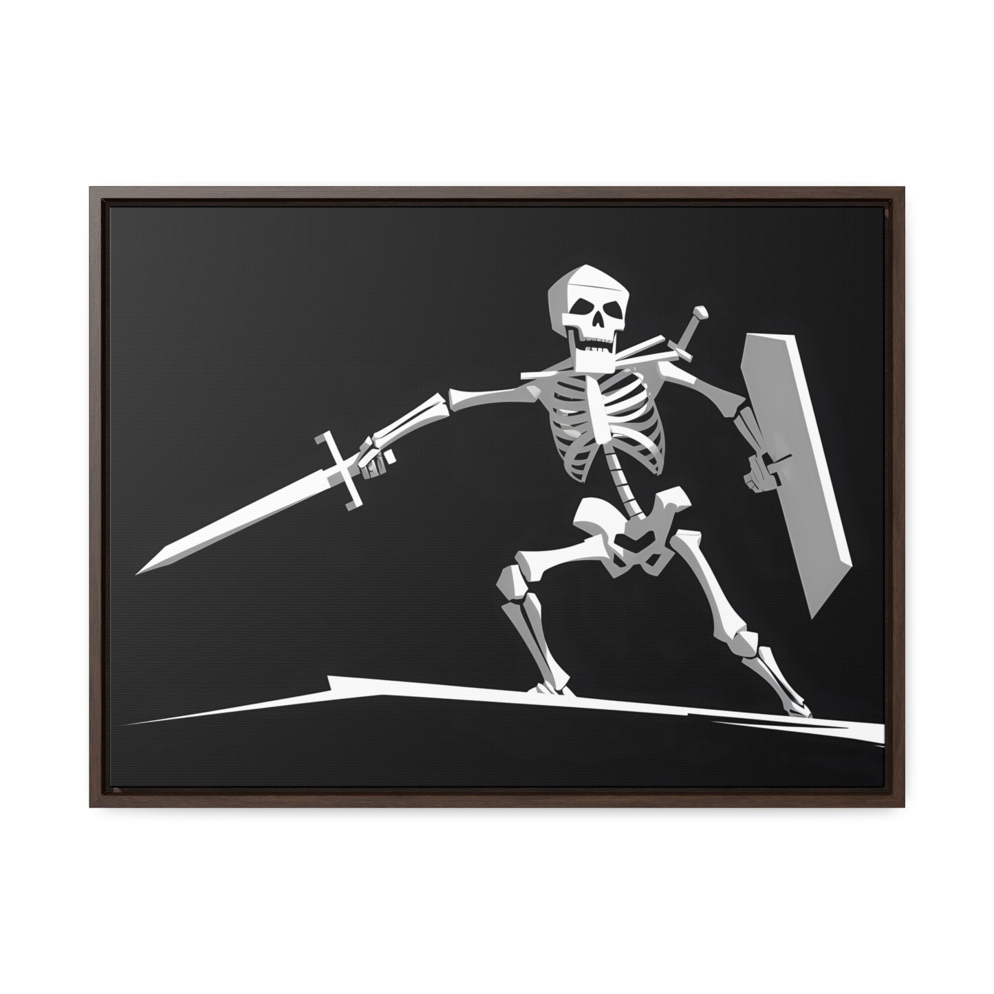 The Undead Sentinel - Gallery Canvas Wraps, Horizontal Frame