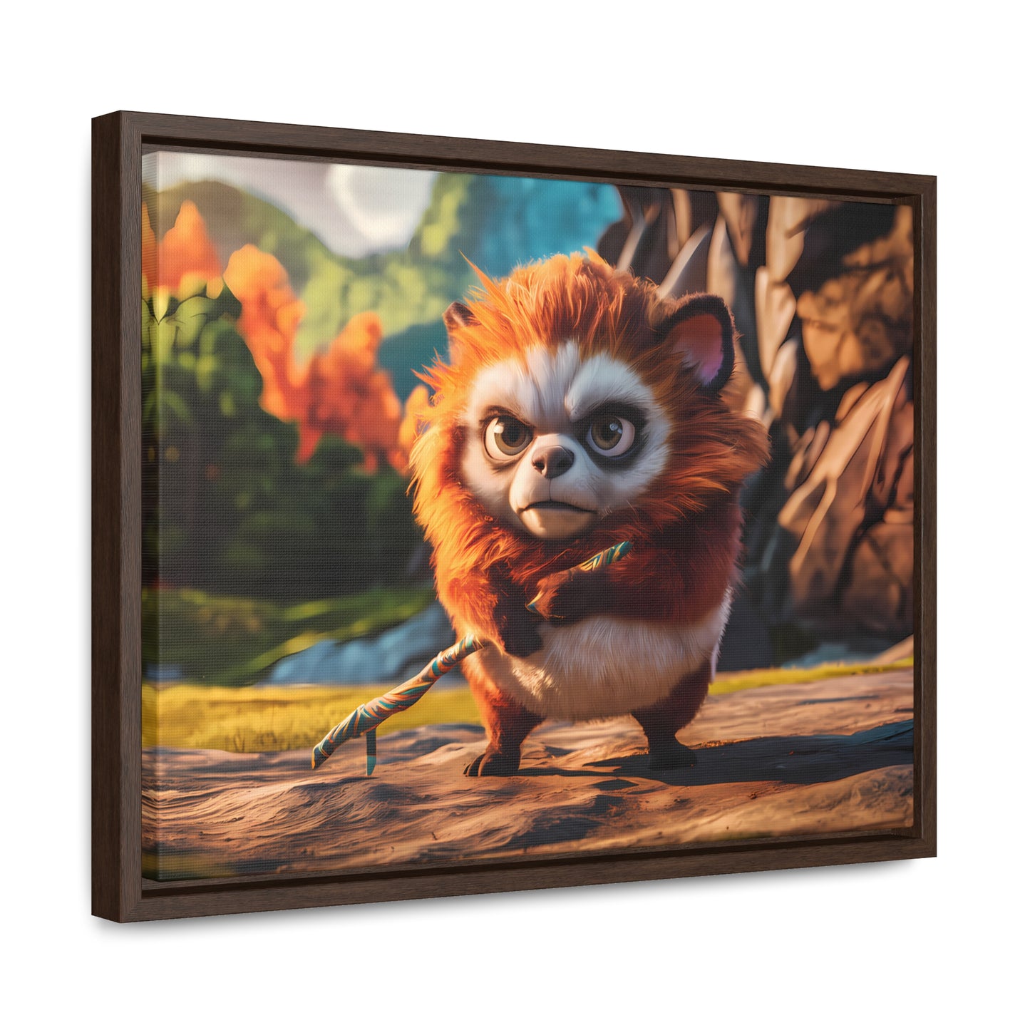 Guardian of the Enchanted Forest - Gallery Canvas Wraps, Horizontal Frame