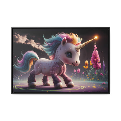 "Twilight Spark of the Enchanted Meadow" - Gallery Canvas Wraps, Horizontal Frame