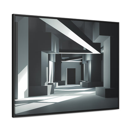 Echoes of Geometry - Gallery Canvas Wraps, Horizontal Frame