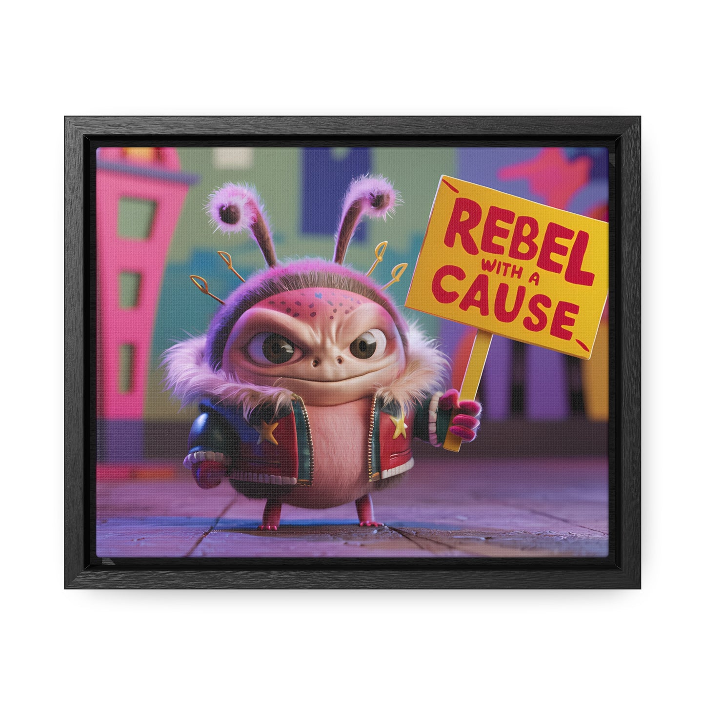 Rebel with a Cause - Gallery Canvas Wraps, Horizontal Frame