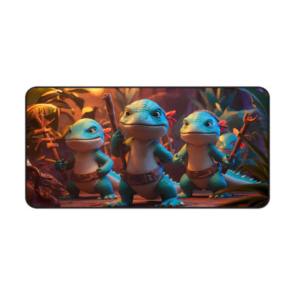 "Tribal Guardians of the Jungle" - Desk Mat