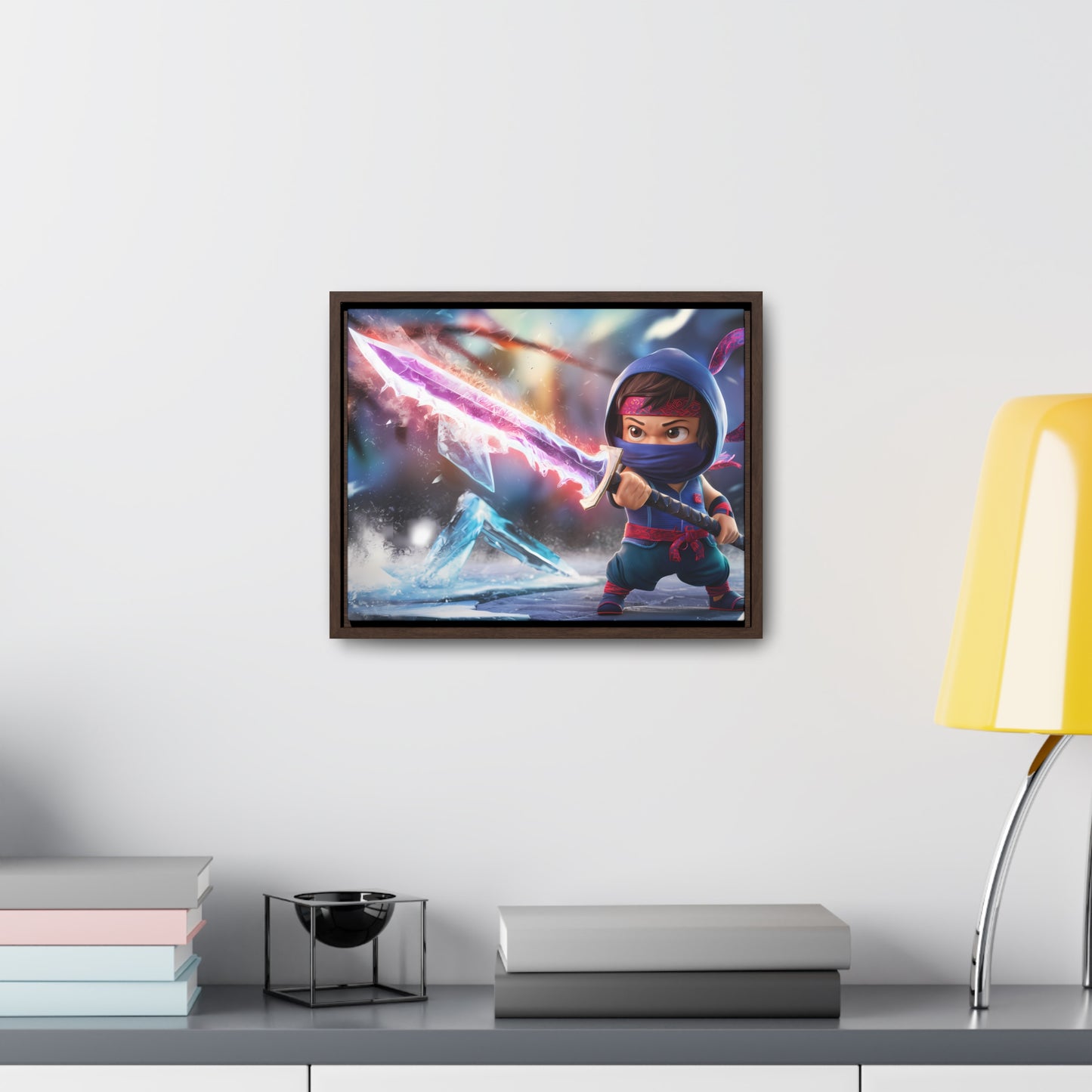 Blade of the Frozen Shadow - Gallery Canvas Wraps, Horizontal Frame