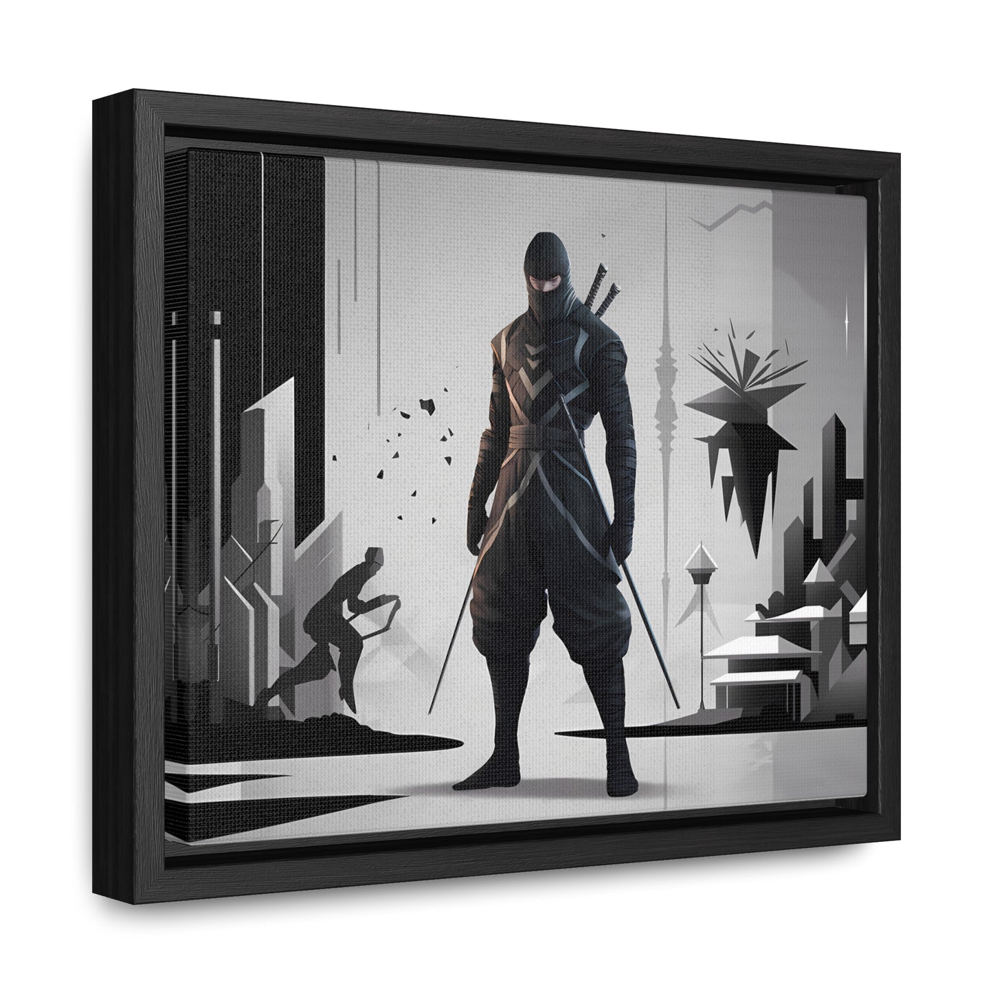 Shadowblade: The Silent Protector - Gallery Canvas Wraps, Horizontal Frame