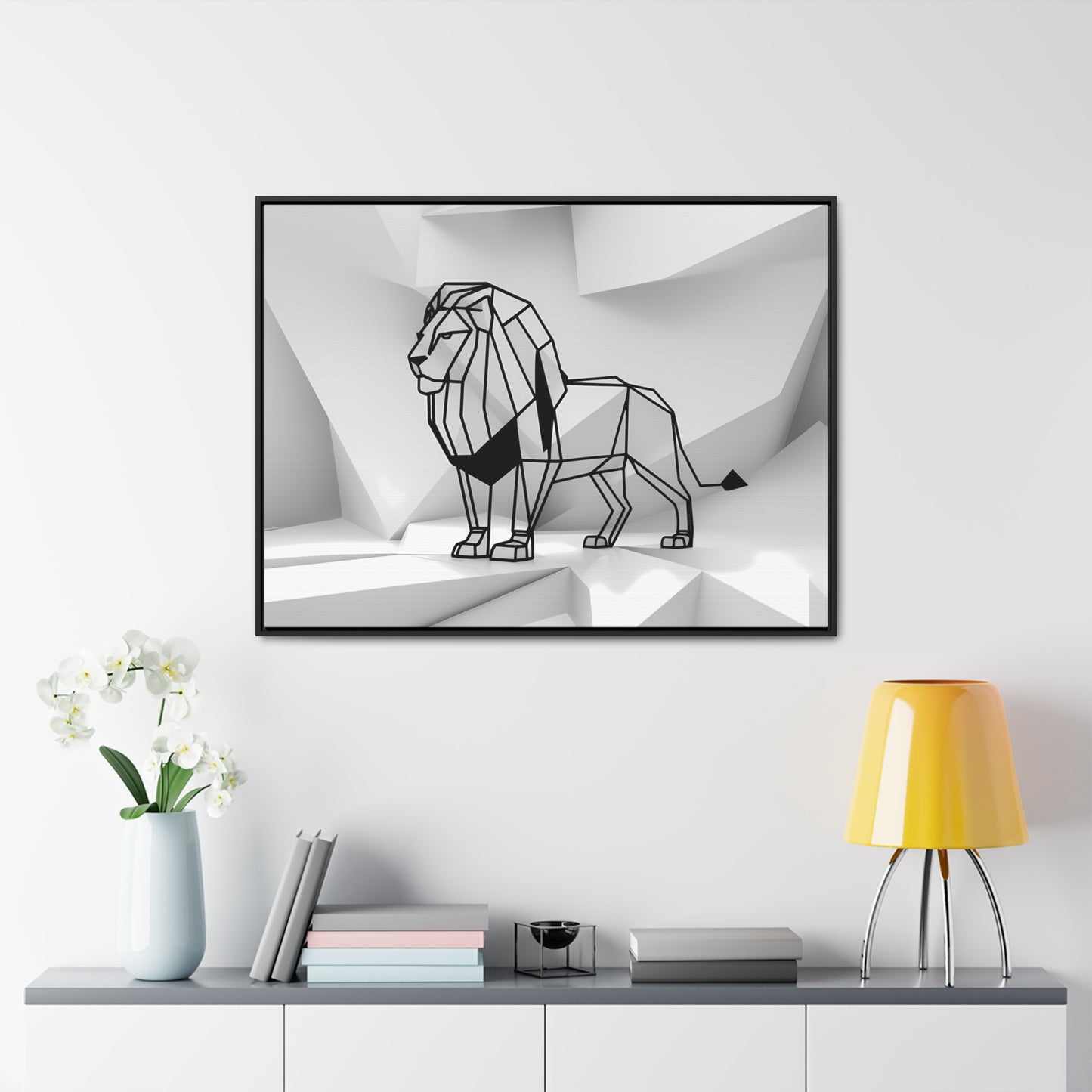 Geometric Majesty - Gallery Canvas Wraps, Horizontal Frame