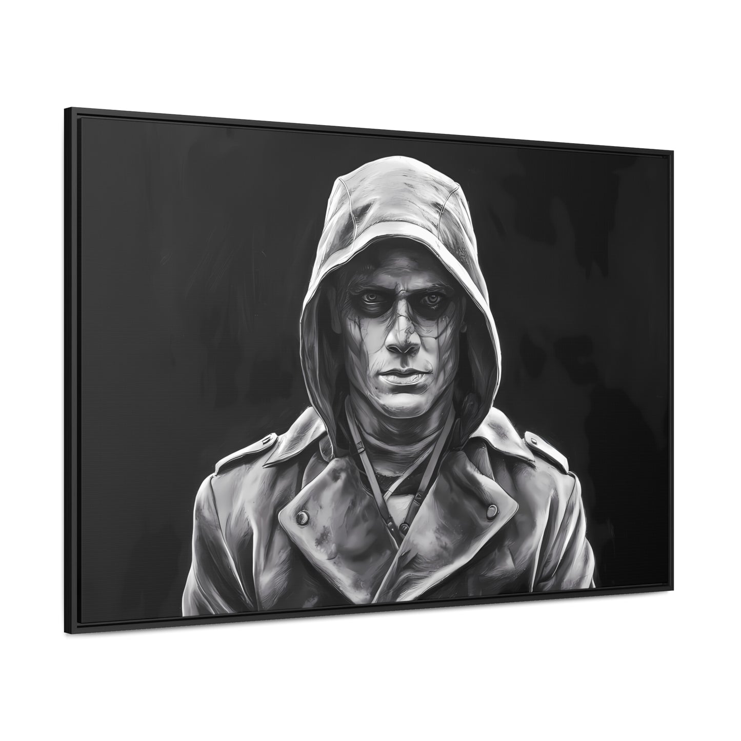 The Shadowed Sentinel - Gallery Canvas Wraps, Horizontal Frame