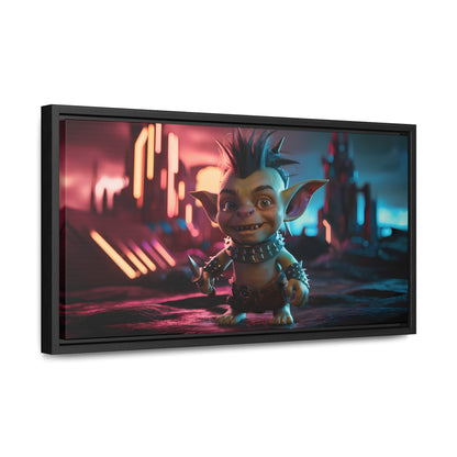 Goblin of the Neon Wastelands - Gallery Canvas Wraps, Horizontal Frame