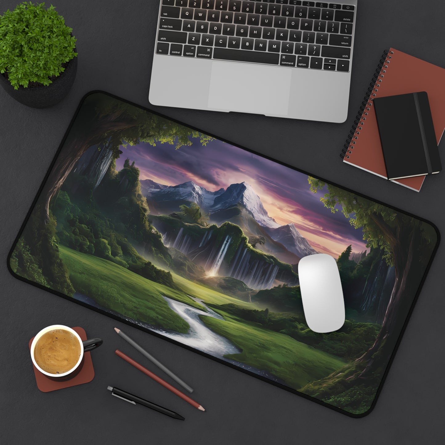 Idyllic Dell - Desk Mat