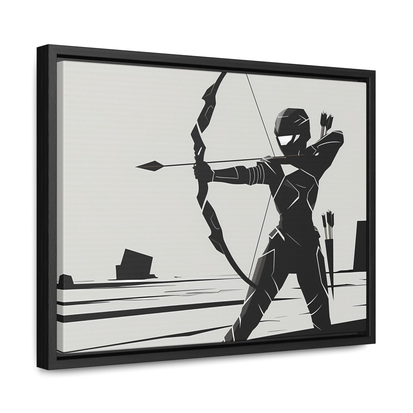 Silent Hunter - Gallery Canvas Wraps, Horizontal Frame