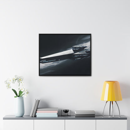 Starship of the Void - Gallery Canvas Wraps, Horizontal Frame