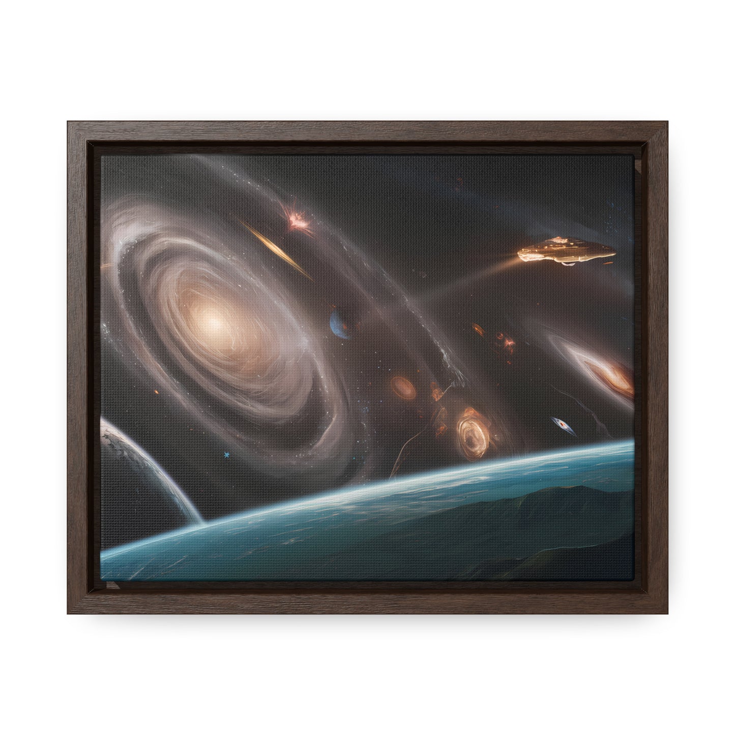 Galactic Odyssey - Gallery Canvas Wraps, Horizontal Frame