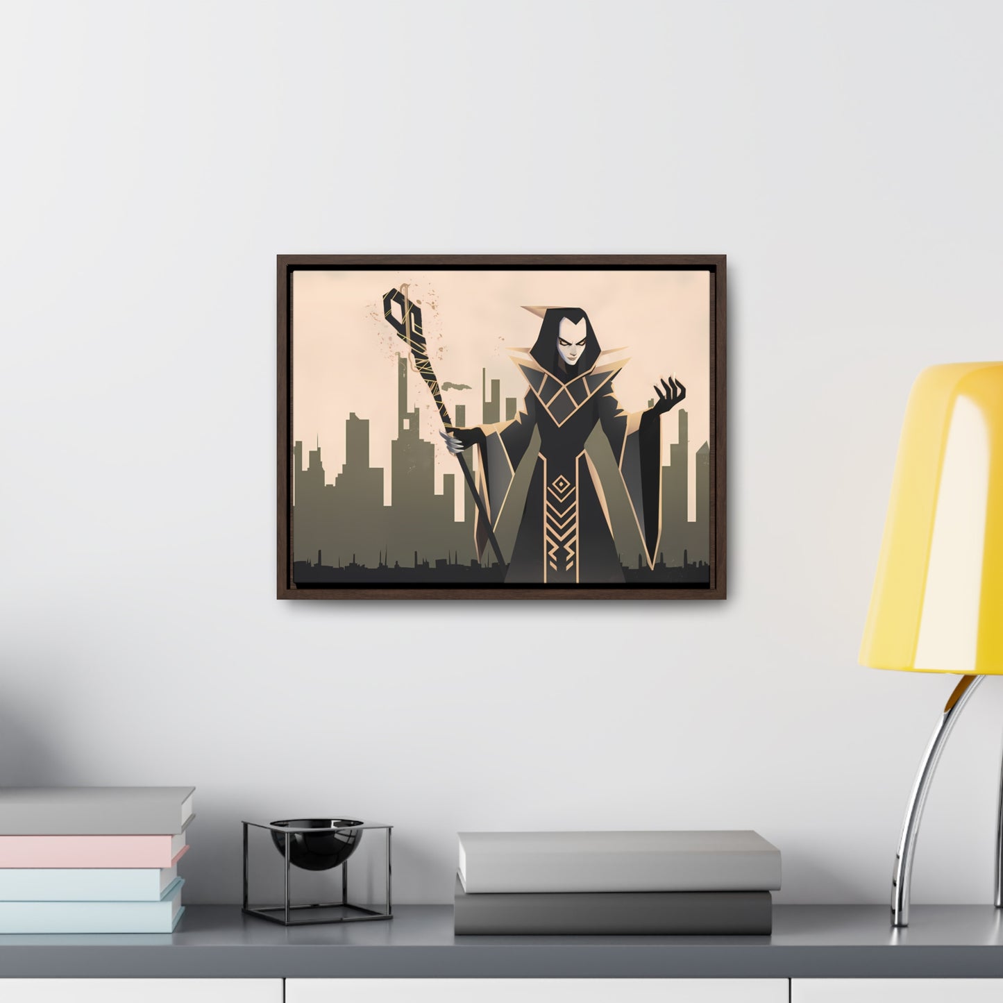 Shadow Sovereign of the Forsaken City - Gallery Canvas Wraps, Horizontal Frame