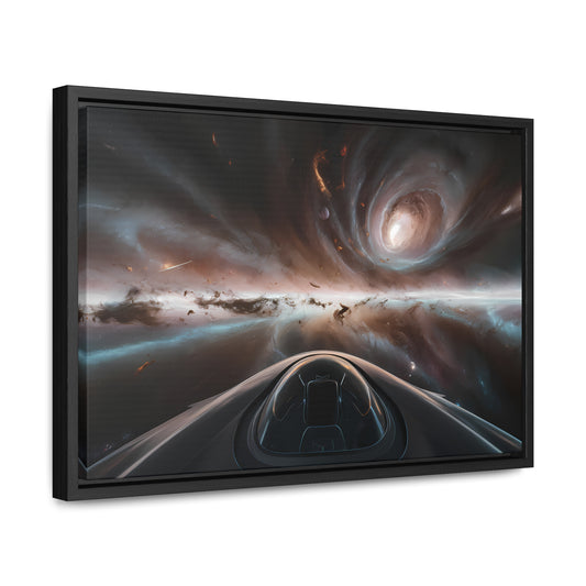 Journey Through the Celestial Abyss - Gallery Canvas Wraps, Horizontal Frame