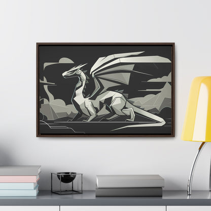 Shadow of the Silver Dragon - Gallery Canvas Wraps, Horizontal Frame