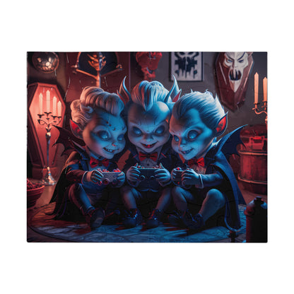 Little Vampires' Game Night - Jigsaw Puzzle (30, 110, 252, 500,1000-Piece)