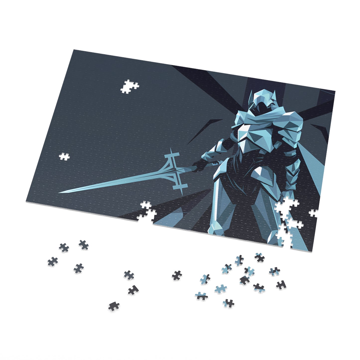 Knight of the Frozen Shadow - Jigsaw Puzzle (30, 110, 252, 500,1000-Piece)