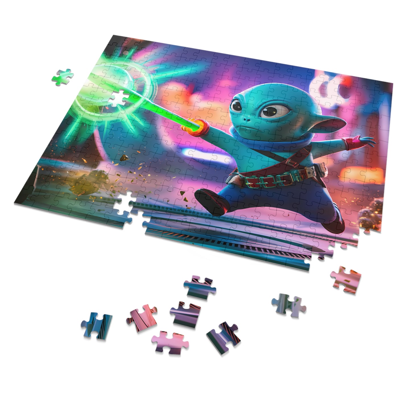 Galactic Defender: The Final Strike - Jigsaw Puzzle (30, 110, 252, 500,1000-Piece)