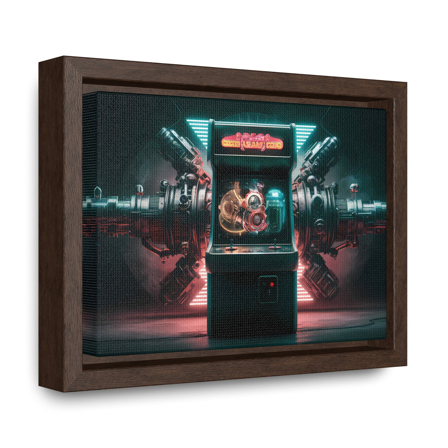 Quantum Arcade Revolution - Gallery Canvas Wraps, Horizontal Frame