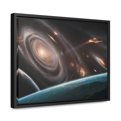 Galactic Odyssey - Gallery Canvas Wraps, Horizontal Frame