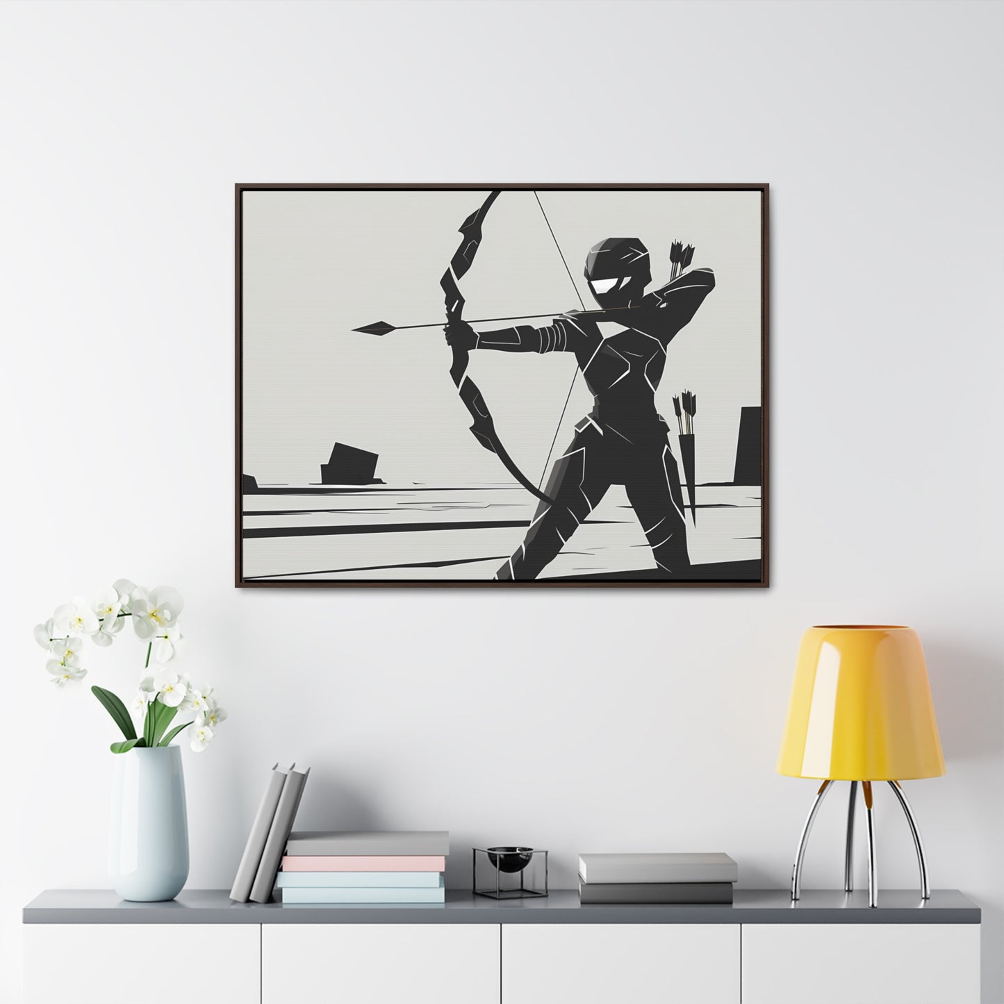 Silent Hunter - Gallery Canvas Wraps, Horizontal Frame