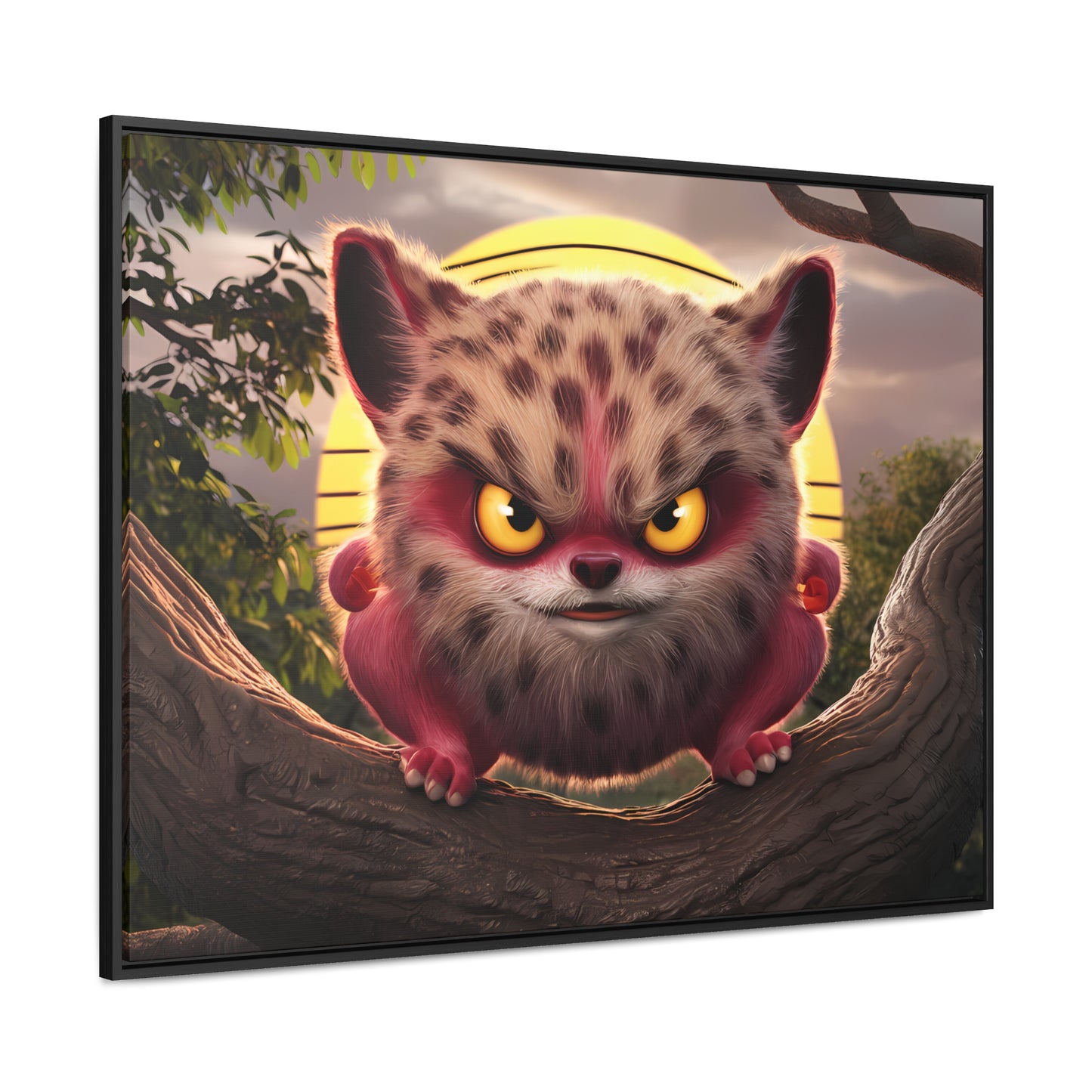 Guardian of the Sunset Forest - Gallery Canvas Wraps, Horizontal Frame