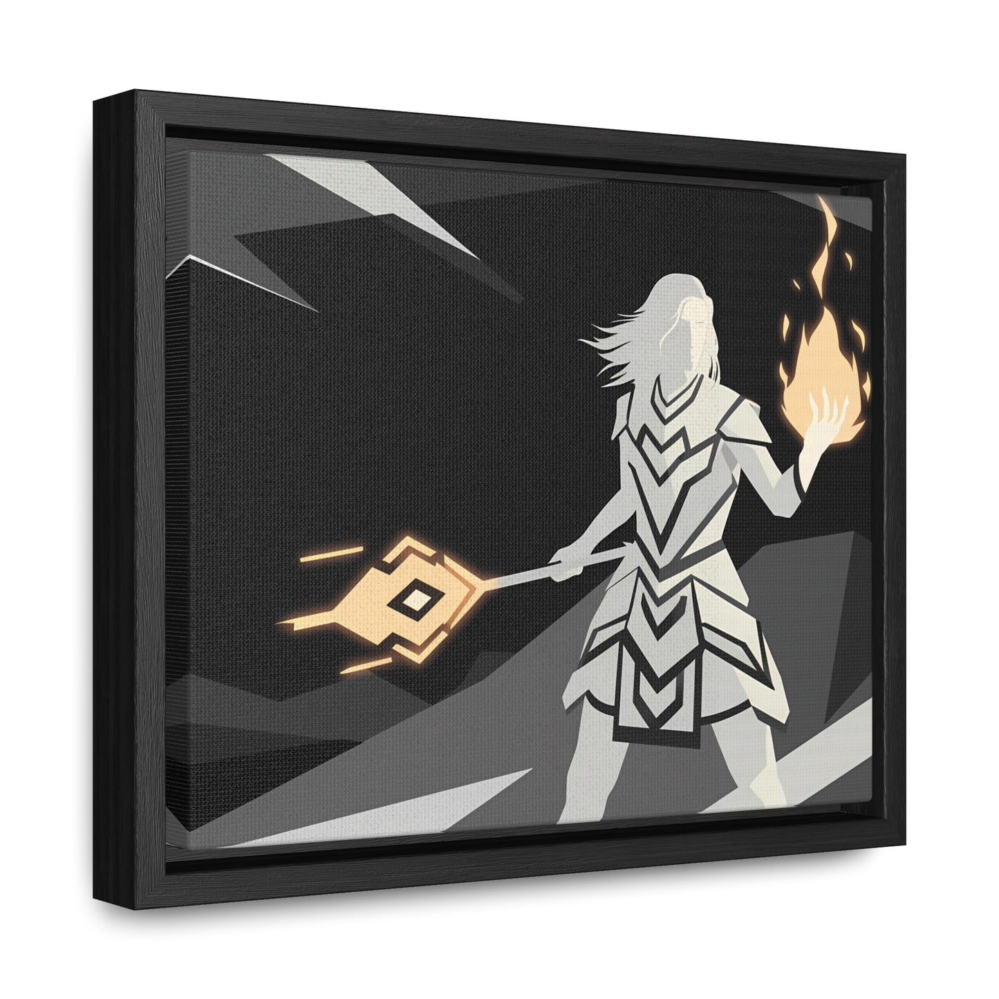 Ethereal Flamebearer - Gallery Canvas Wraps, Horizontal Frame