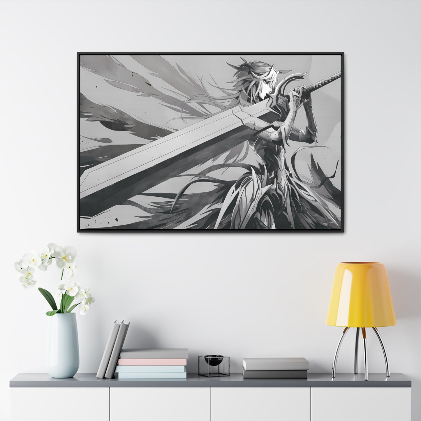 Eclipse of the Blade - Gallery Canvas Wraps, Horizontal Frame