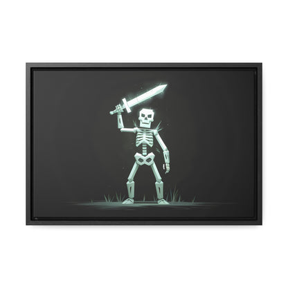 Rise of the Skeleton Warrior - Gallery Canvas Wraps, Horizontal Frame