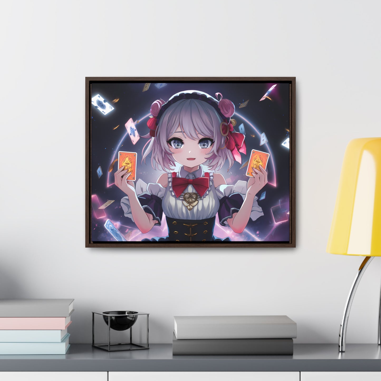 "Arcane Card Mastery" - Gallery Canvas Wraps, Horizontal Frame