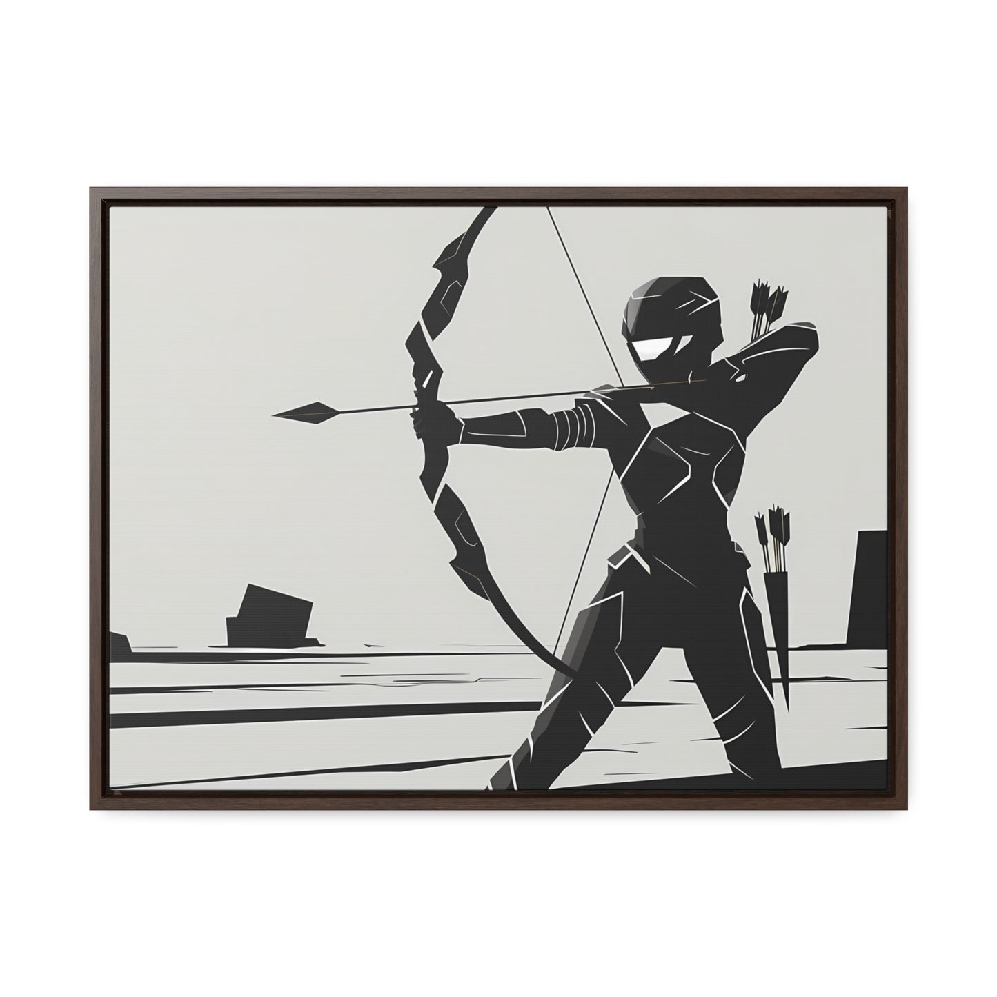 Silent Hunter - Gallery Canvas Wraps, Horizontal Frame