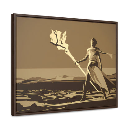 Wanderer of the Desolate Lands - Gallery Canvas Wraps, Horizontal Frame