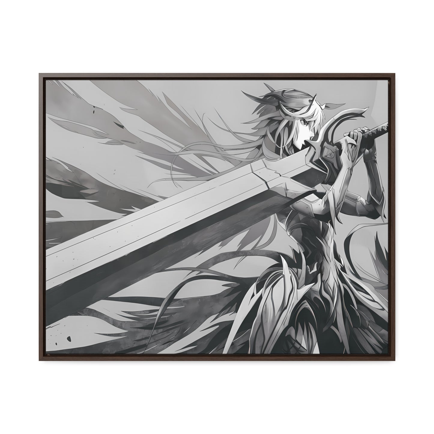 Eclipse of the Blade - Gallery Canvas Wraps, Horizontal Frame