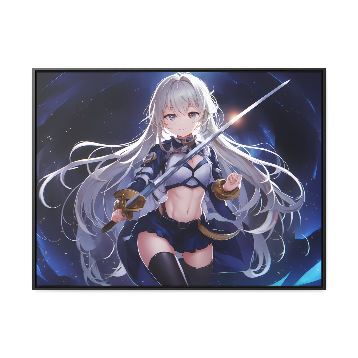 Blade of the Celestial Knight - Gallery Canvas Wraps, Horizontal Frame