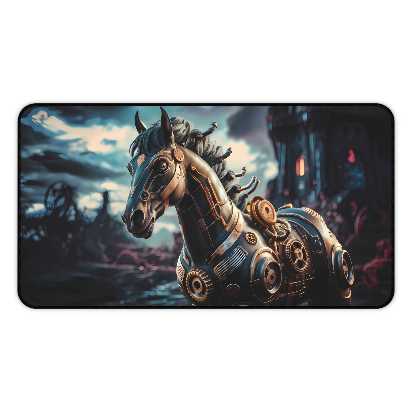 Steampunk Horse - Desk Mat