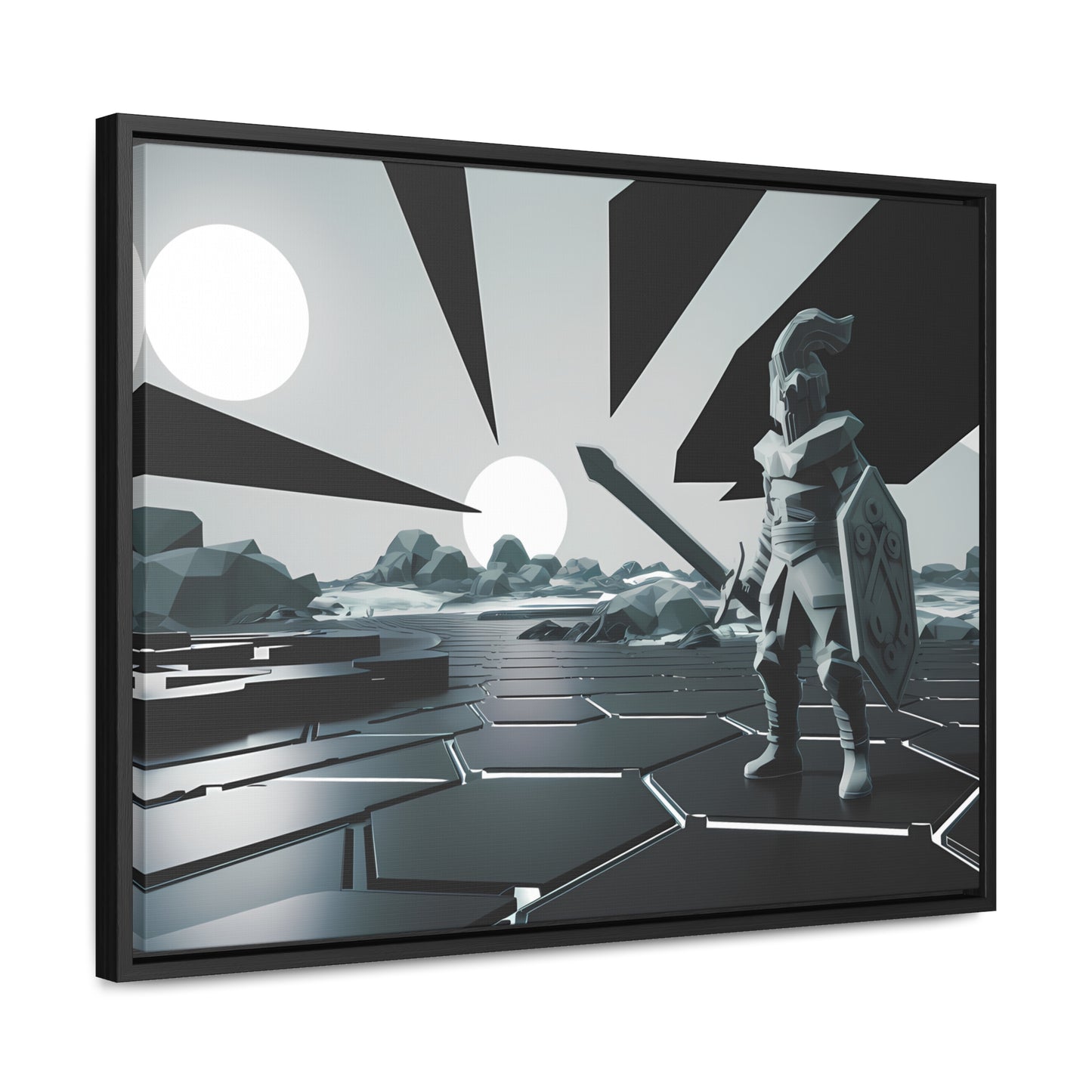 Guardian of the Twin Suns - Gallery Canvas Wraps, Horizontal Frame