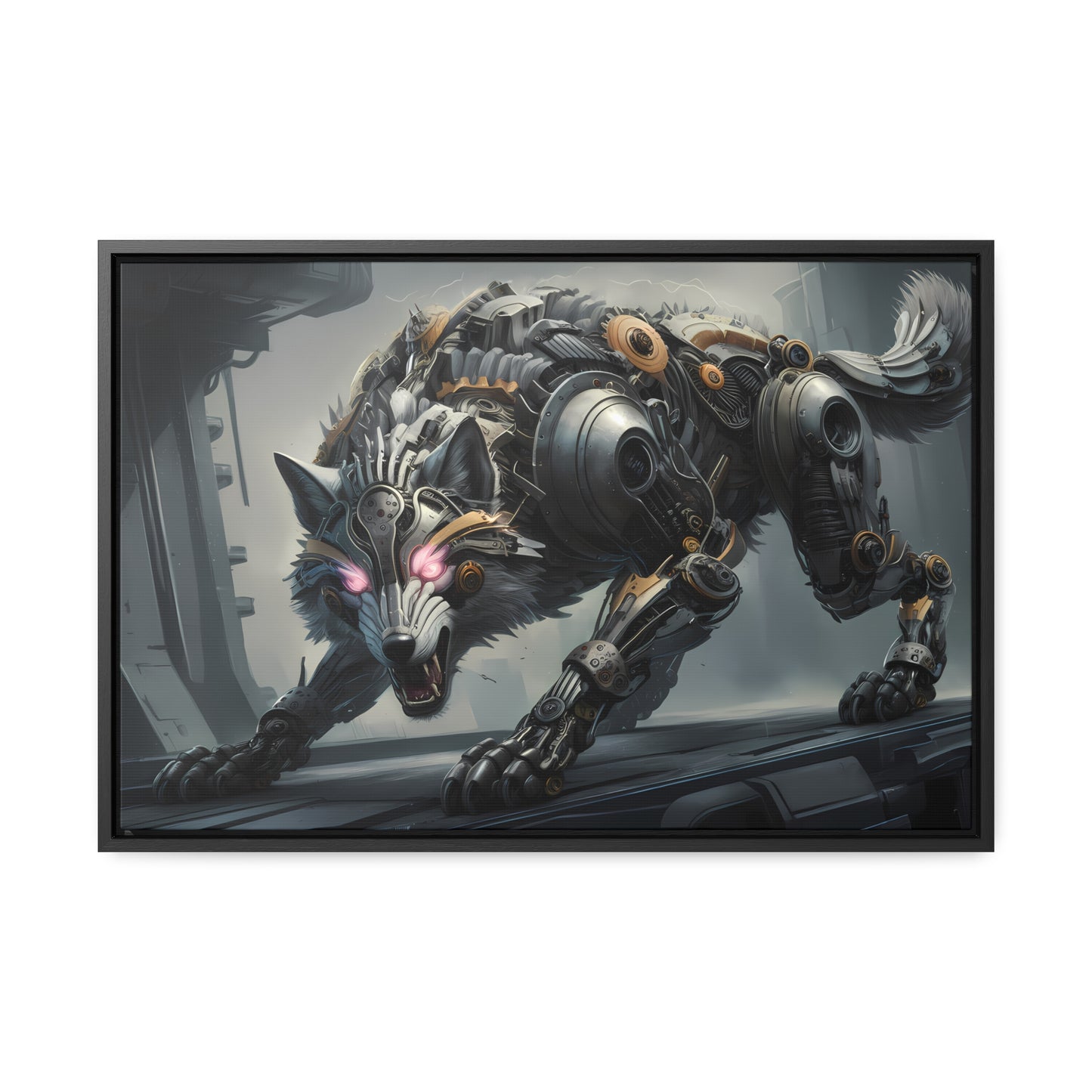 Cybernetic Alpha - Gallery Canvas Wraps, Horizontal Frame