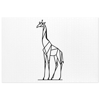 Geometric Giraffe - Jigsaw Puzzle (30, 110, 252, 500,1000-Piece)