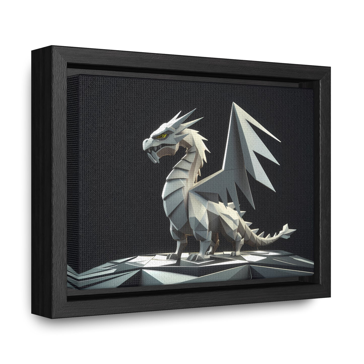 The Silver Sentinel - Gallery Canvas Wraps, Horizontal Frame