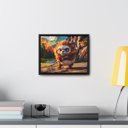 Guardian of the Enchanted Forest - Gallery Canvas Wraps, Horizontal Frame