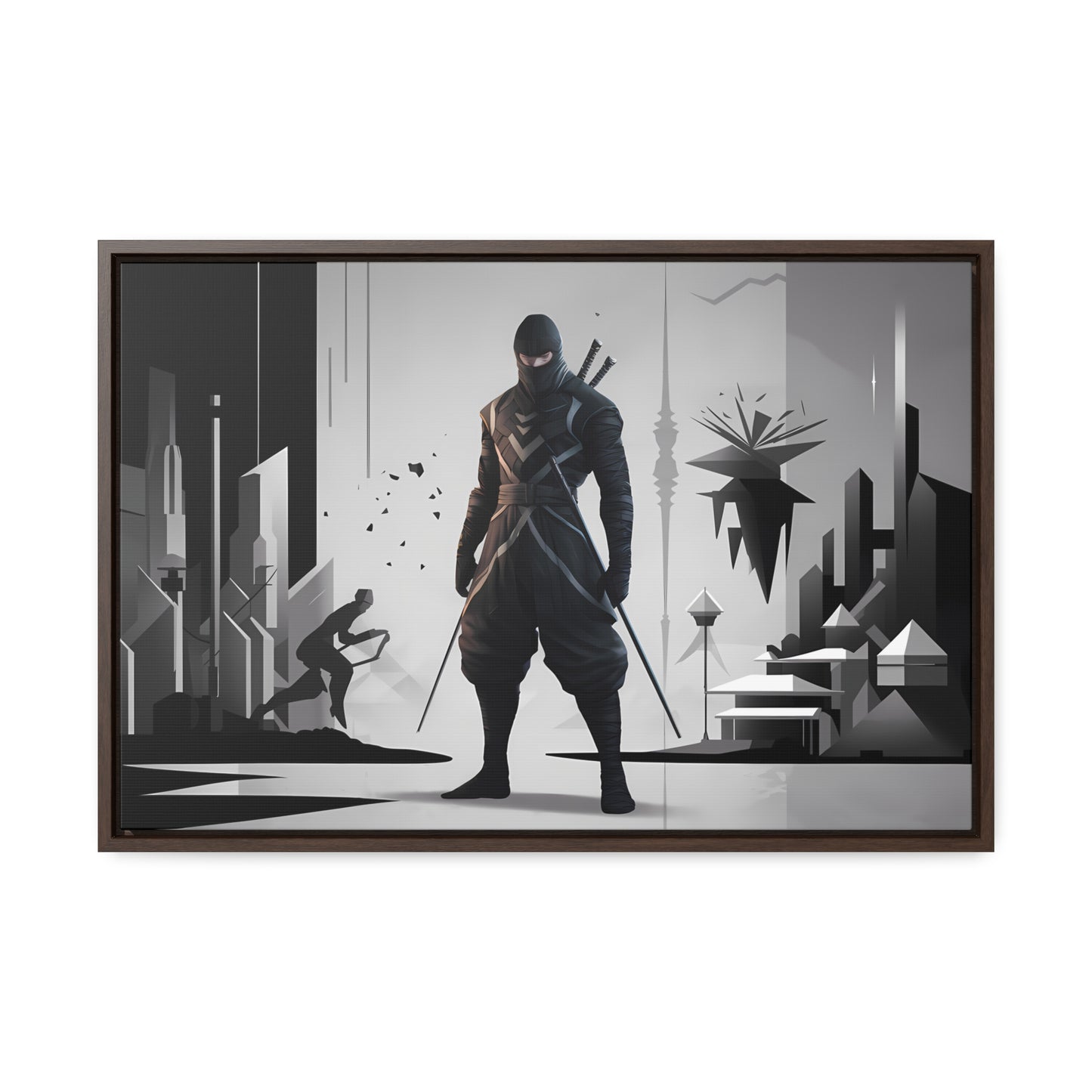 Shadowblade: The Silent Protector - Gallery Canvas Wraps, Horizontal Frame