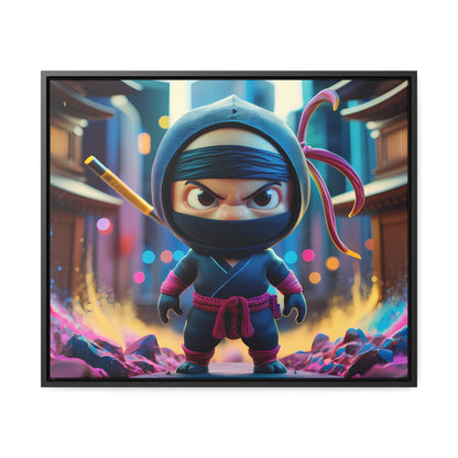 Tiny Ninja, Big Attitude - Gallery Canvas Wraps, Horizontal Frame