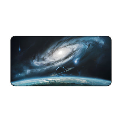 Outer Space viewing a Planet - Desk Mat