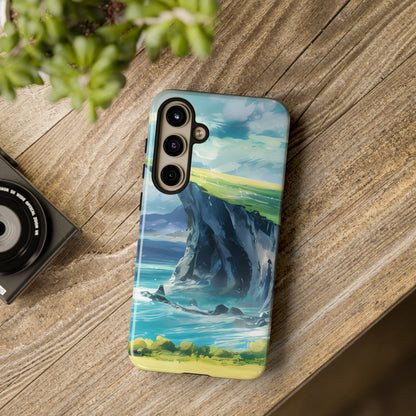 Anime Cliff by the Sea - Smartphone Tough Cases